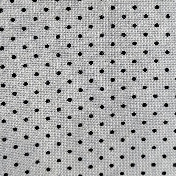 Denim & Flower Men’s Large Slim Fit Blue Polka Dot Button Down Classic Cut Shirt - Picture 14 of 16